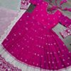 Pink Colour Anarkali Suit Set