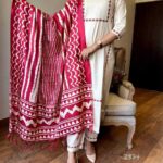 Khadi Cotton White Suit Set