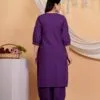 Purple Afghani Salwar With Kurti