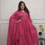 Pink Colour Anarkali Suit Set