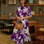 Purple Kurti With Salwar Set