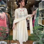 Shifley White Cotton Suit Set – Specifications