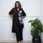 Floral Print Black Co-Ord Set
