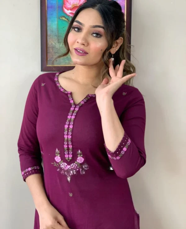 Casual Wear Kurti With Pants