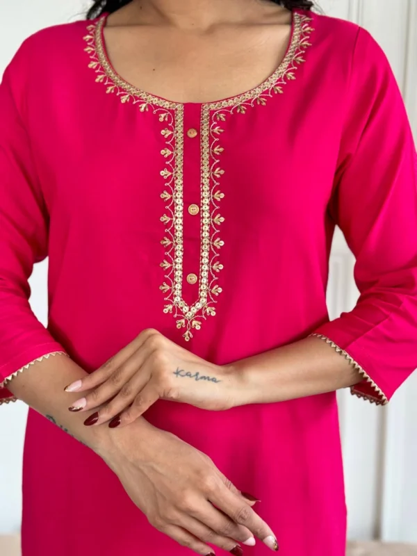 Rani Pink Suits Set For Women