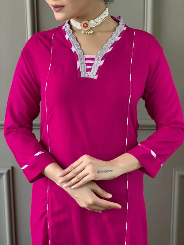 Rani Pink Suits Set For Women