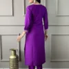 Purple Chanderi Suits Set