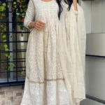 Chikankari White Suit Set