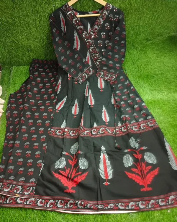 Black Angrakha Style Suit Set​