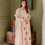 Off White Palazzo Salwar Suit Set