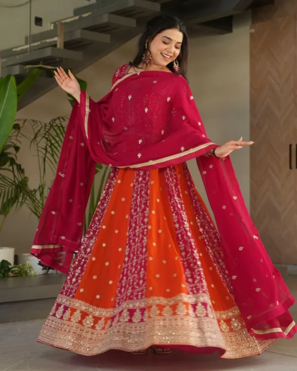 Party Wear Rani Pink Suit Set