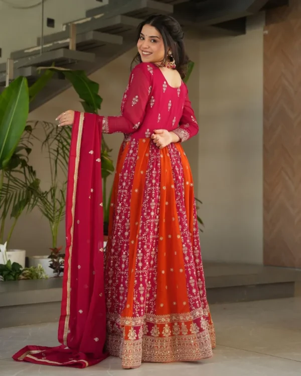 Party Wear Rani Pink Suit Set