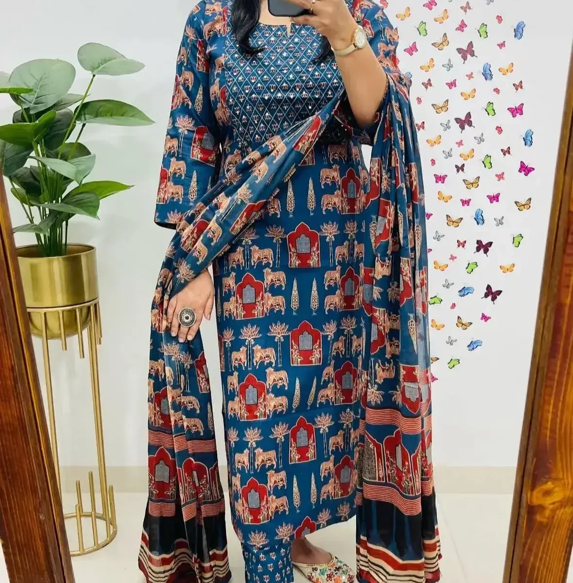 Jaipuri Printed Cotton Suit Set
