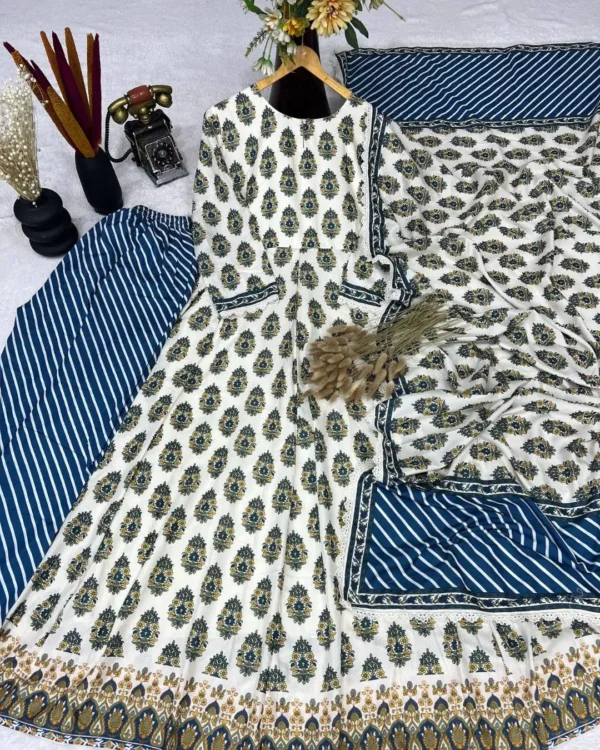 Jaipuri Cotton Anarkali Suit Set 1