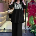 Office Wear Black Co-Ord Set