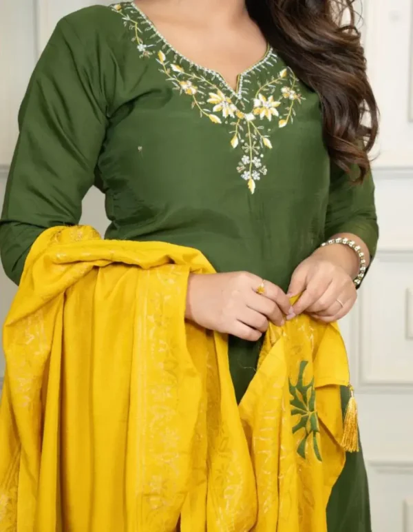 Roman Silk Party Wear Suit Set 1