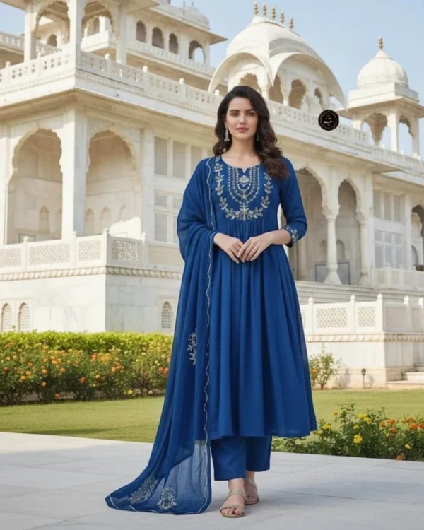 Printed Pure Cotton Salwar Suit Set