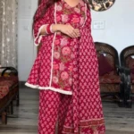 Cotton Suit With Cotton Dupatta Set
