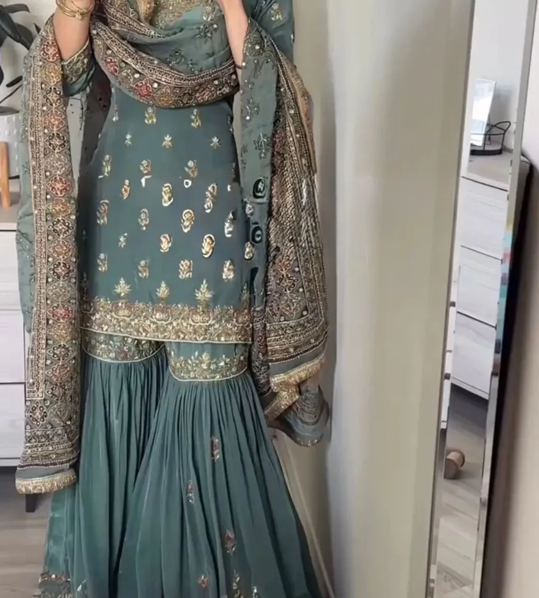 Sharara Gharara Dress Party Wear Suit Set