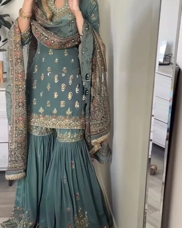 Sharara Gharara Dress Party Wear Suit Set