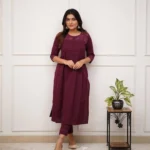 Trendy Office Wear Kurti With Pant Set