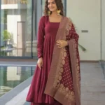 Printed Cotton Suit Set With Dupatta