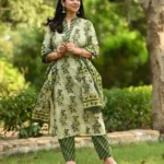 Floral Printed Summer Cotton Suit Set