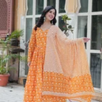 Pure Cotton Yellow Salwar Suit Set
