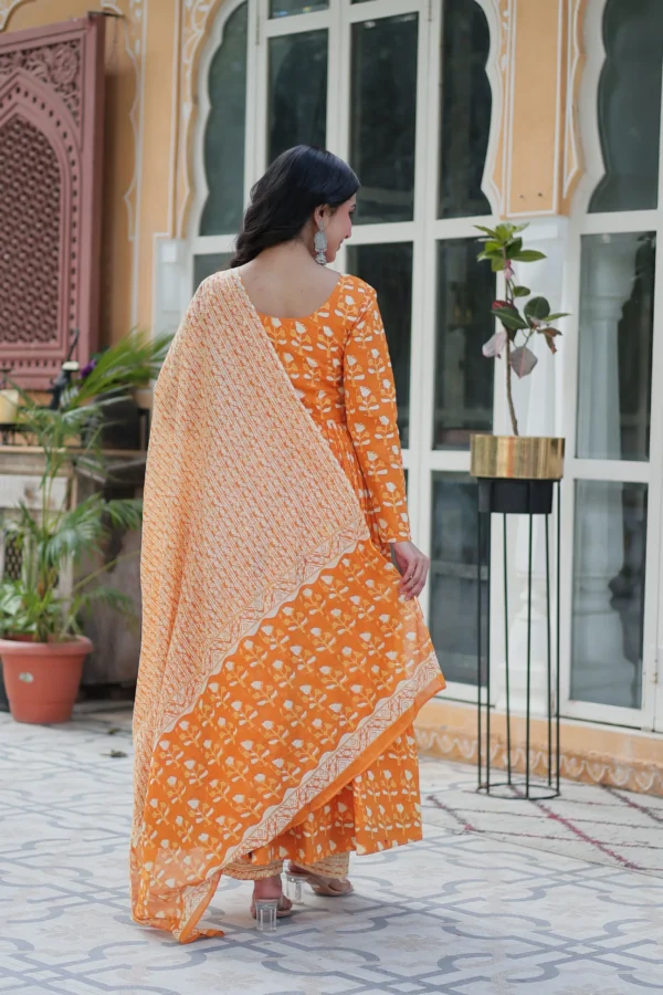 Pure Cotton Yellow Salwar Suit Set