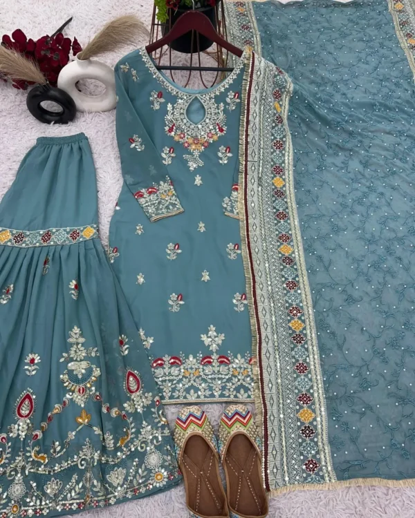 Sharara Gharara Dress Party Wear Suit Set