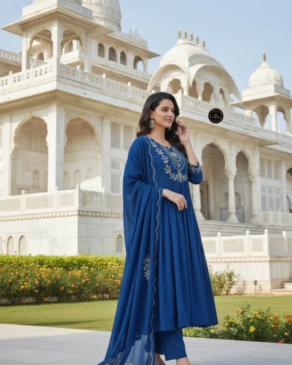 Printed Pure Cotton Salwar Suit Set