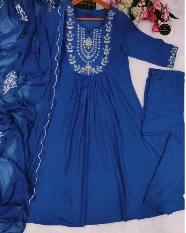 Printed Pure Cotton Salwar Suit Set