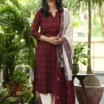 Cotton Printed Kurti Pant Dupatta Set