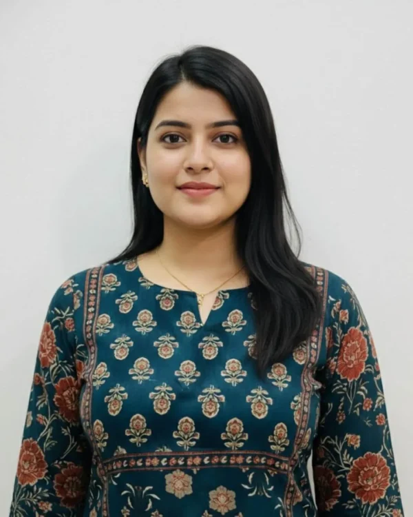Printed Cotton Blue Kurti Pant Dupatta Set