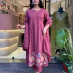 Soft Pink Cotton Suit Set