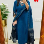 Printed Pure Cotton Salwar Suit Set