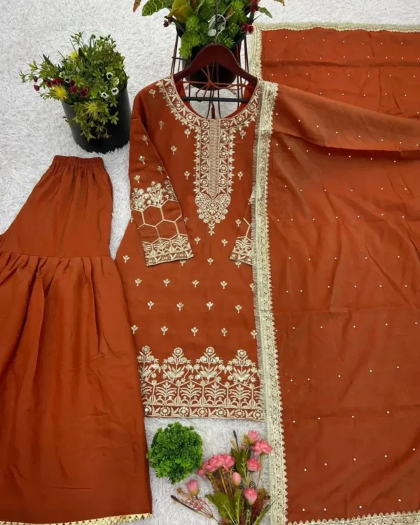 Simmer Silk Party Wear Suit Set 1