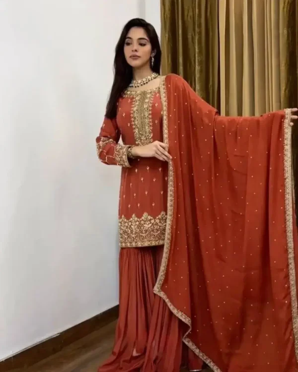 Simmer Silk Party Wear Suit Set