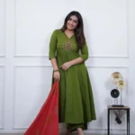 Summer Cotton Suit Set With Dupatta​
