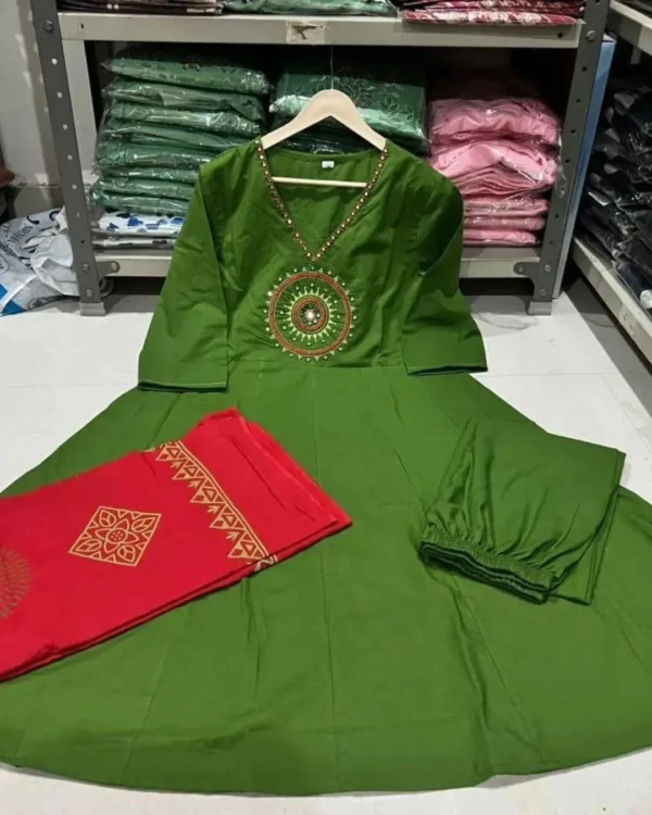 Summer Cotton Suit Set With Dupatta​