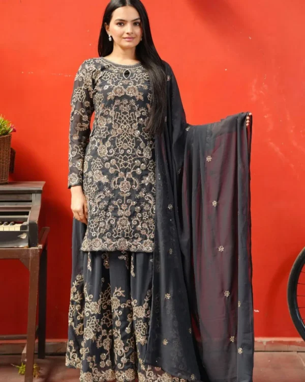 Sharara Suit Set For Party Wear​