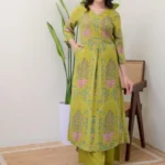 Printed Cotton Office Wear Kurti Set