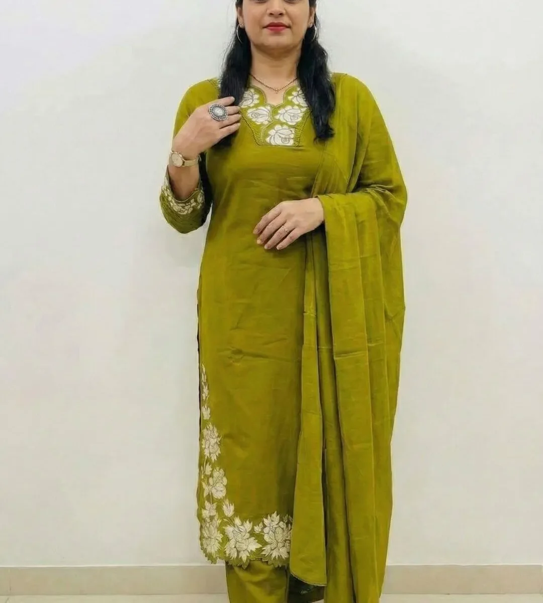 Printed Cotton Salwar Suit Set