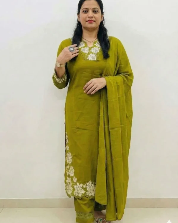 Printed Cotton Salwar Suit Set