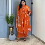 Anarkali Floral Print Salwar Suit Set