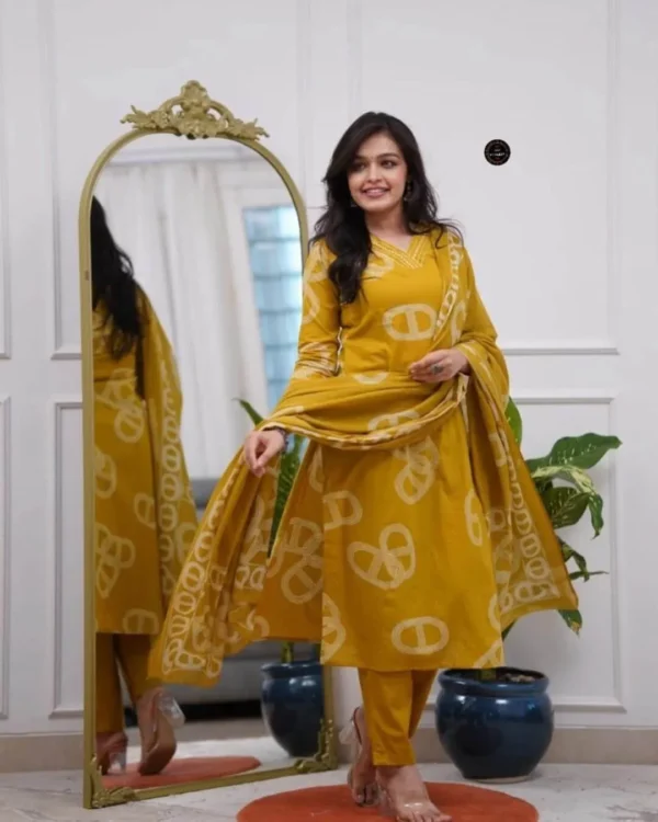 Cotton Print Salwar Suit Set