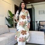 Floral Printed White Co-Ord Set