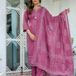 Printed Cotton Salwar Suit Set