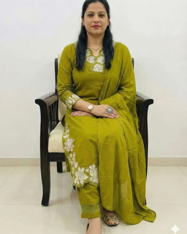 Printed Cotton Salwar Suit Set