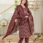Cotton Floral Print Salwar Suit Set